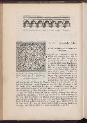 II. Der romanische Stil.