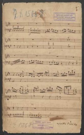 Konzerte; cemb, strings, bc; A-Dur
