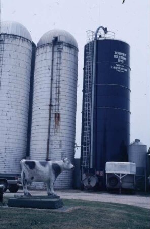 Fotografie: Lagertechnik, Hochsilo, Hochbehälter gasdicht