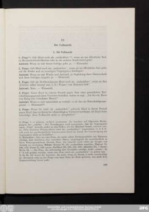 1. Die Vollmacht