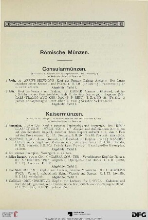 Römische Münzen (Nr. 1-271)