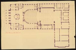 Hoftheater, Weimar: Grundriss 1:100