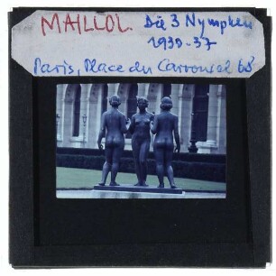 Paris, Maillol, Les Trois Grâces / Les Trois Nymphes