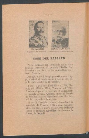 Cose del passato