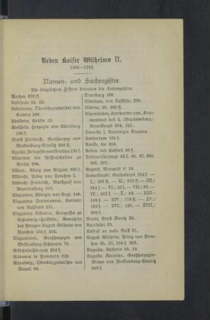 Namen- und Sachregister. 1906-1912.