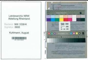 Entnazifizierung August Kuhlmann , geb. 00.00.0000 (Bahnbeamter)