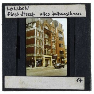 London, Fleet Street : ehem. Sunday-Post-Gebäude