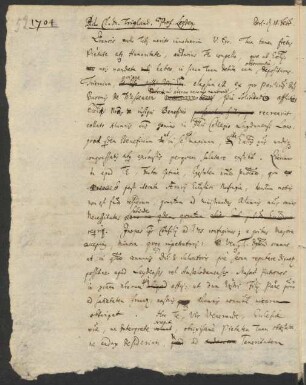 [Brief von Daniel Ernst Jablonski an Jacobus Trigland vom 18.02.1704]