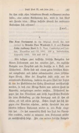 167-173 [Rezension] The New Testament in the original Greek