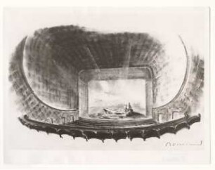 Wettbewerb Schillertheater, Berlin-Charlottenburg: Innenraumperspektive