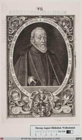 Bildnis Johann (Hans) Welser (zu Spielberg u. Oberschweinbach b. Fürstenfeldbruck) (I)