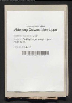 Lieferungen an das kaiserliche Kornmagazin zu Paderborn