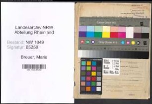 Entnazifizierung Maria Breuer , geb. 20.04.1891 (Lehrerin)