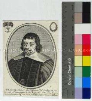 Porträt des französischen Rechtswissenschaftlers und Politikers Isaac de Laffemas