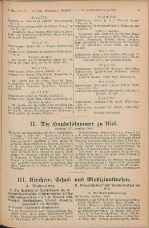 II. Die Handelskammer zu Kiel.