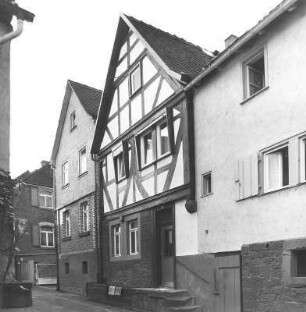 Fachwerkwohnhaus; Büdingen, Kellergasse 15