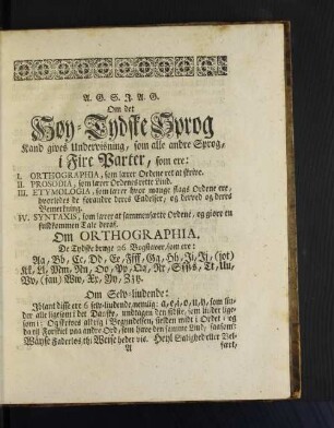 Om Orthographia.
