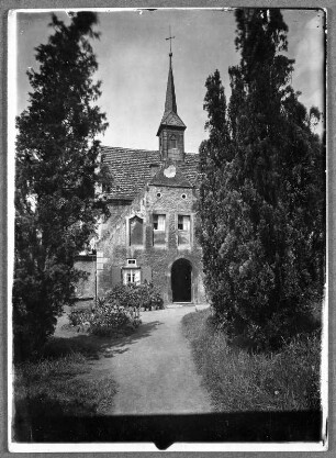 Meißen, Martinskapelle : Meißen. Martinskapelle auf dem Plossen. Ansicht von Süden