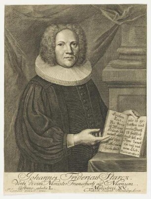 Bildnis des Johannes Fridericus Starck