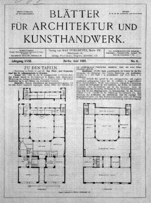 No. 6, Juni 1905