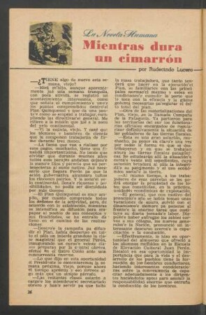 Mientras dura un cimarrón : La novela humana