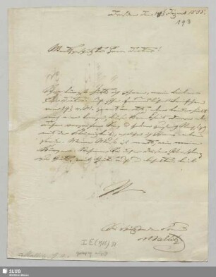193: Maltitz, Gotthilf August von