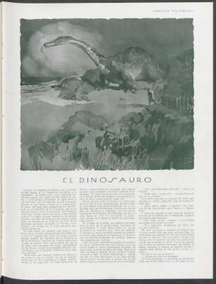 El dinosauro : Dibujos de Alonso