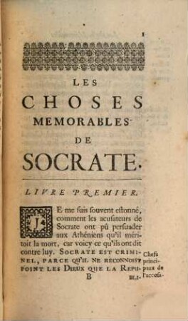 Les choses memorables de Socrate