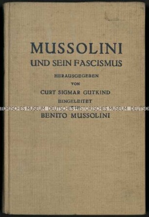 Abhandlung über den Faschismus in Italien unter Mussolini