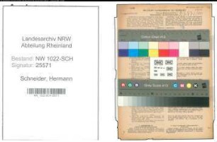 Entnazifizierung Hermann Schneider , geb. 09.11.1899 (Postbeamter)