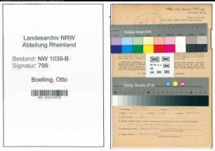 Entnazifizierung Otto Boelling , geb. 15.09.1882 (Postbeamter)