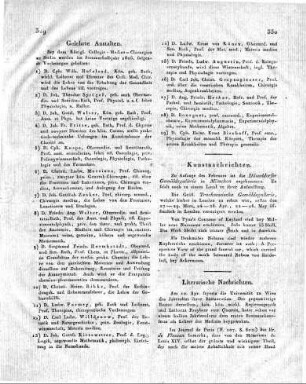 Gelehrte Anstalten.