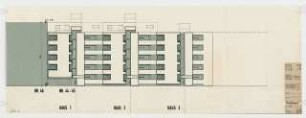 Wohnhäuser Feldstraße 44/45, Berlin-Spandau: Ansicht 1:100