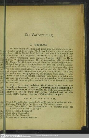 Zur Vorbereitung