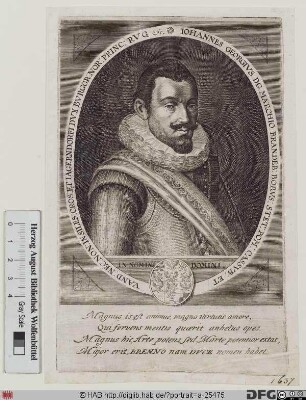Bildnis Johann Georg, Markgraf von Brandenburg-Jägerndorf