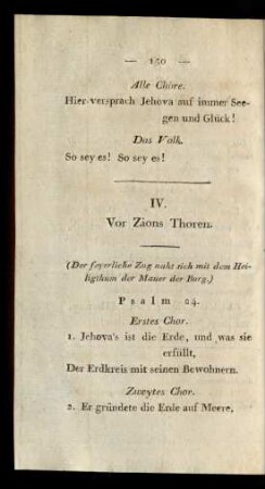 IV. Vor Zions Thoren.