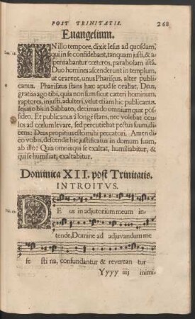 Dominica XII. post Trinitatis.