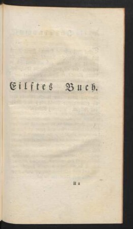 Eilftes Buch.