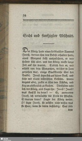 Sechs und funfzigster Abschnitt