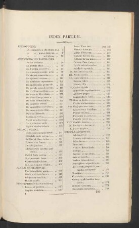 Index partium