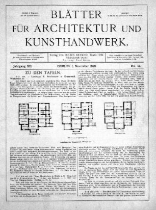 No. 11, 1. November 1899