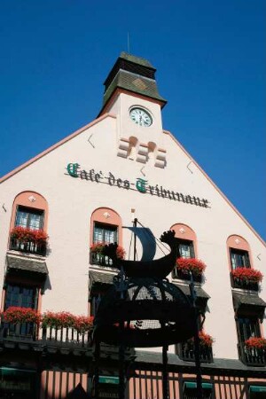 Frankreich. Haute Normandie. Seine Maritime. Dieppe. Cafe des Tribuneaux