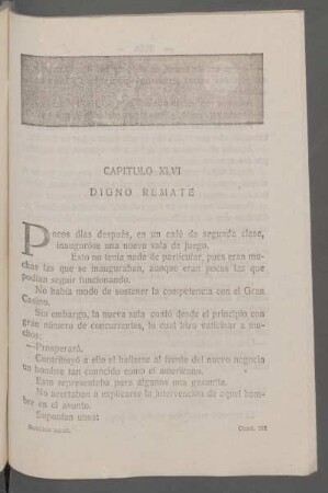 Capítulo XLVI - Digno remate