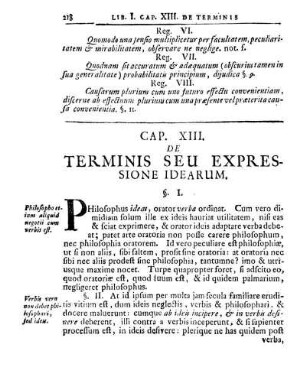 Cap. XIII. De Terminis Seu Expressione Idearum