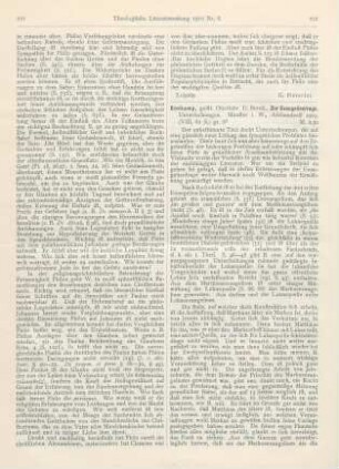 232-233 [Rezension] Bonkamp, Bernhard, Zur Evangelienfrage