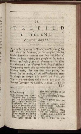 Le Trépied d' Hélene; conte moral