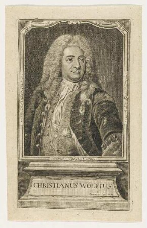 Bildnis des Christianus Wolfius