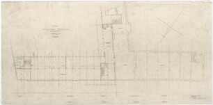 Gsaenger, Gustav; München; Stadtmuseum, Erweiterung - Erweiterung 1. Bauabschnitt, Tektur (Grundriss 1. OG)