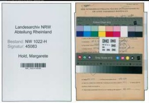 Entnazifizierung Margarete Hold , geb. 18.02.1898 (Lehrerin)