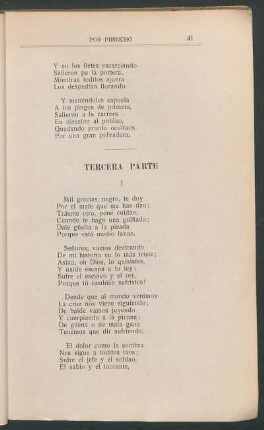 Tercera parte